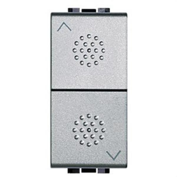BTICINO NT4037 Pulsador doble con bloqueo mecanico 1P 10A