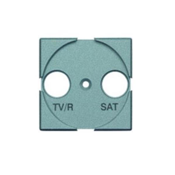 BTICINO NT4212 Frontal acabado para bases TV/R-SAT con 2 módulos