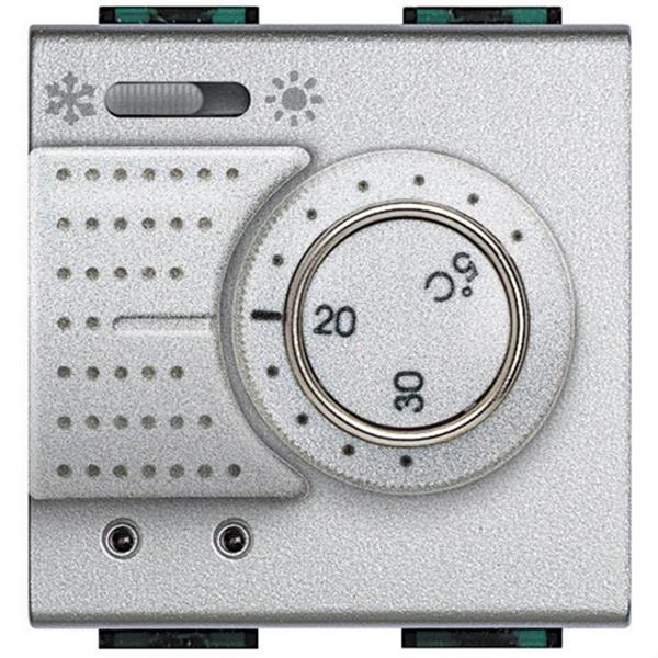 BTICINO NT4442 Termostato frio / calor + selector 230V corriente alterna con 2 módulos