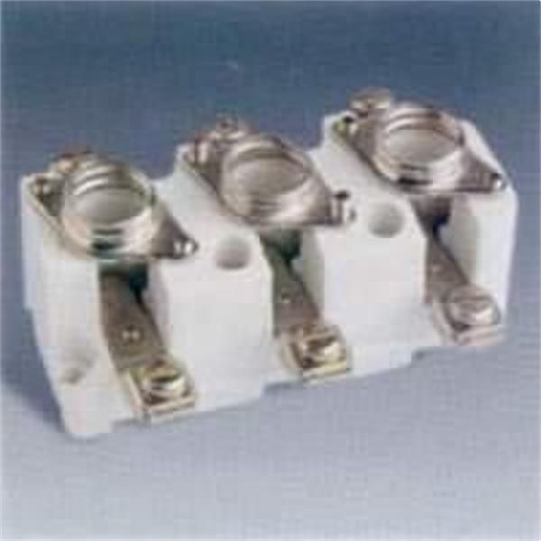 SIMON 12060-31 BASE PORTAFUSIBLE D01 16A 3 POLOS CONEXION PARA ESTRIBOS