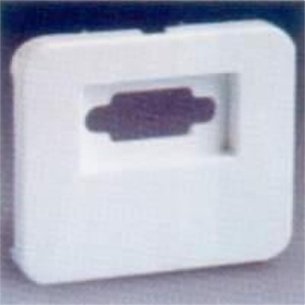 SIMON 75058-30 PLACA TOMA ORDENADOR 9PINS SERIE 75 BLANCO NIEVE