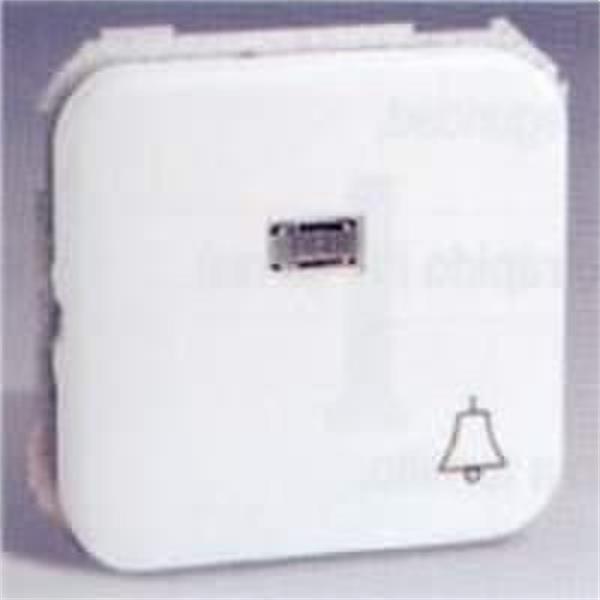 SIMON 31660-36 PULSADOR CON GRABADO CAMPANA LUMINOSO SERIE 31 MARRON DECORATIVO 