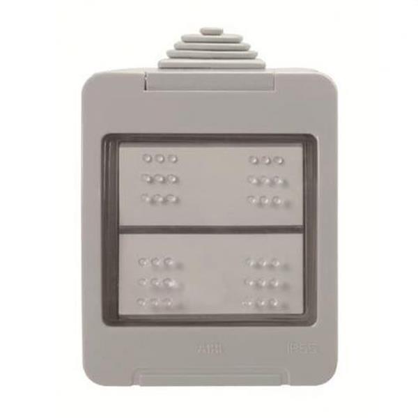 NIESSEN N3202 Caja estanca completa IP55 Zenit interruptor/conmutador