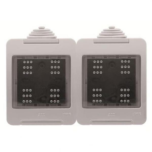 NIESSEN N3292 Caja estanca IP55 para 4 módulos Zenit