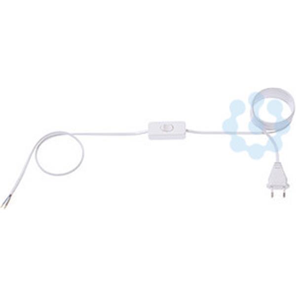 BACHMANN 211.274 CONEXION EUROBIP.INTERRUPTOR PASO 2x0,75mm 1,8m BLANCO