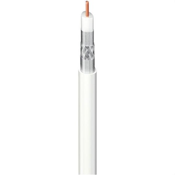 TELEVES 2128 Cable coaxial CXT PVC blanco