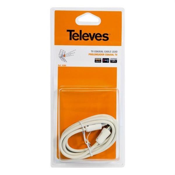 TELEVES 4389 Prolongador 1m 5mr/hr blanco