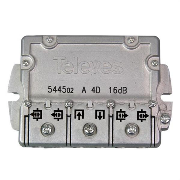 TELEVES 544502 Derivador ICT A 4 direcciones 16dB