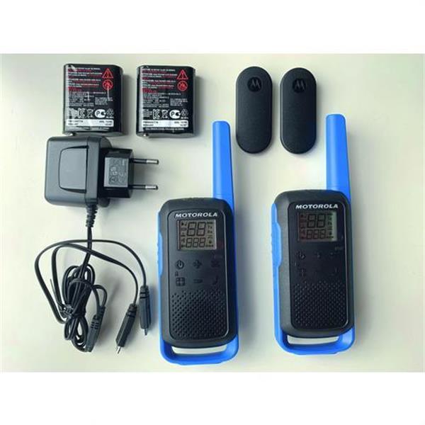 PROIMAN 400006 Kit radio comunicación Motorola T6+cargador+batería (2 unidades)