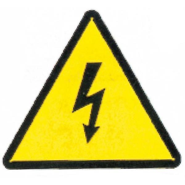 PROIMAN AE100A Señal riesgo eléctrico 100mm aluminio