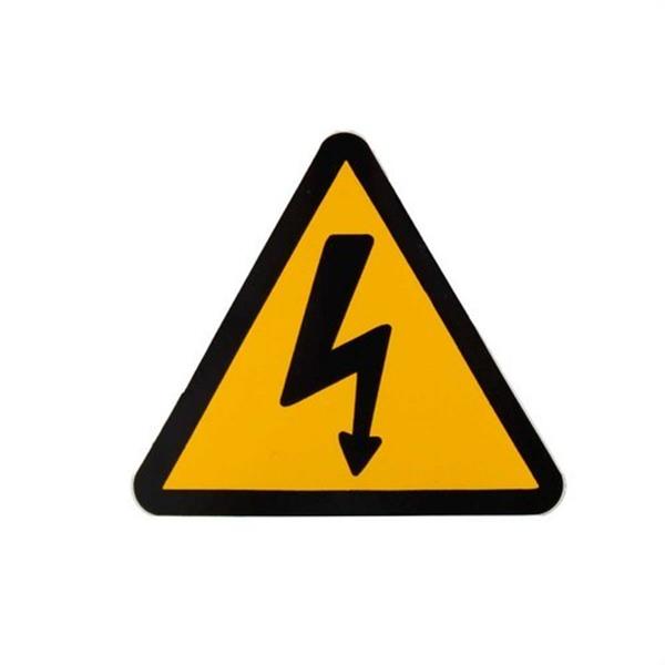 PROIMAN AE50AD Señal riesgo eléctrico 50mm plástico adhesivo