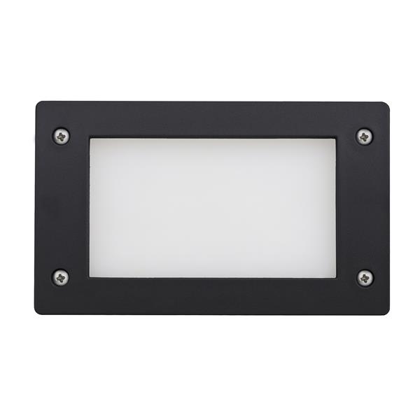 DOPO 084G-G31X1A-02 Empotrable rectangular DEVON LED 3W GX53 negro