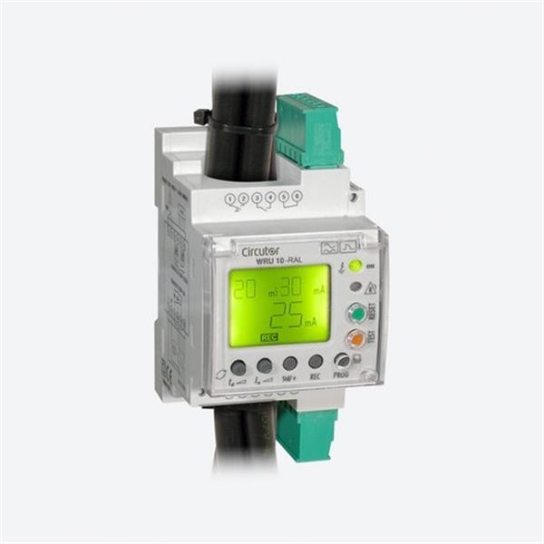 CIRCUTOR P24453. Relé diferencial WRU-10-RAL TIPO-A con transformador