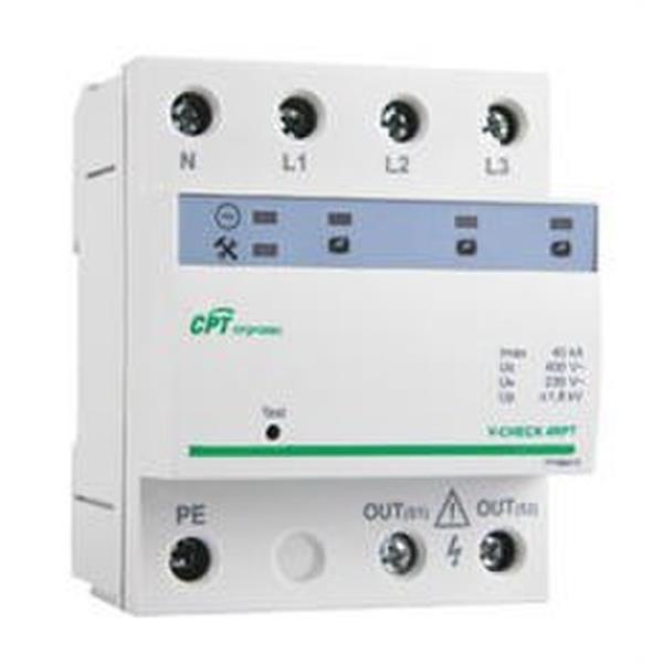 CIRPROTEC 77706415 Protector V-CHECK 4RPT para línea trifásico 40kA