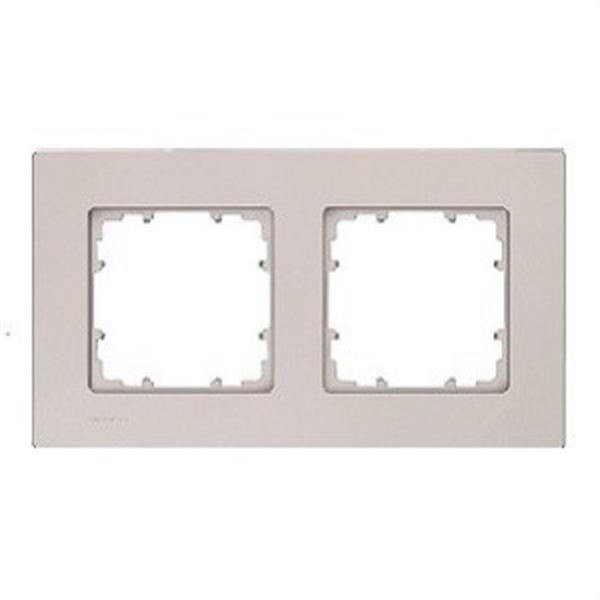 BJC 5TG11121 Marco doble Delta miro en aluminio metalizado