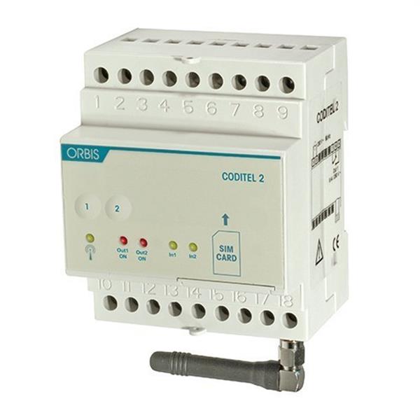 ORBIS OB322820 Controlador telefónico GSM CODITEL 2 con entradas y salidas