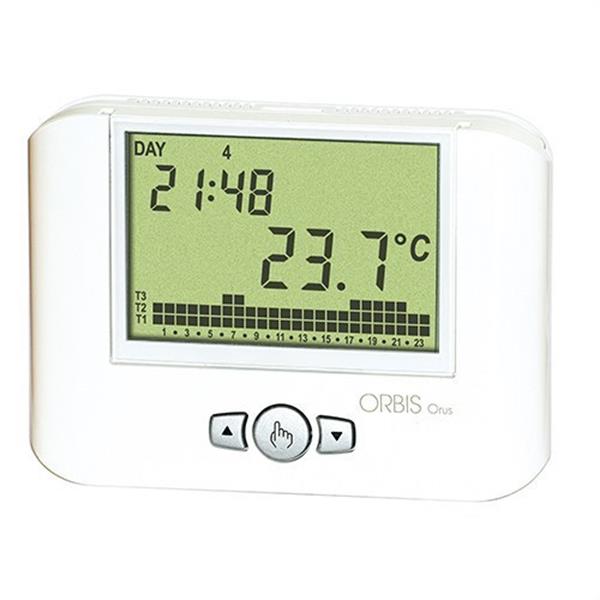 ORBIS OB325100 Cronotermostato ORUS RF+RX1 8A con actuador
