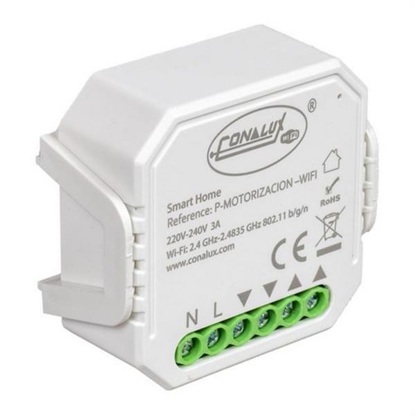 CONALUX P-MOTORIZACION-WIFI+BT Módulo pastilla para manejo de motor en dos direcciones 46x46x18mm blanco