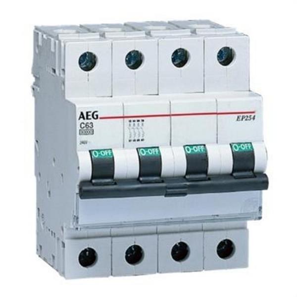 AEG Baja Tensión 4TQA667619R0000 *Magnetotérmico EP60 Curva-C 32A 4P 4 módulos