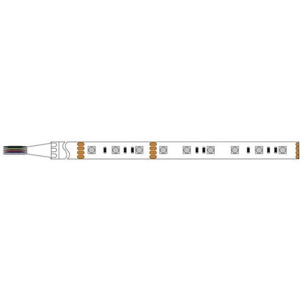 CONALUX RGB-12W-IP65-12V-5M Tira LED 14.4W RGB 5000 x 10 x 0.22mm 14.4W/m IP65