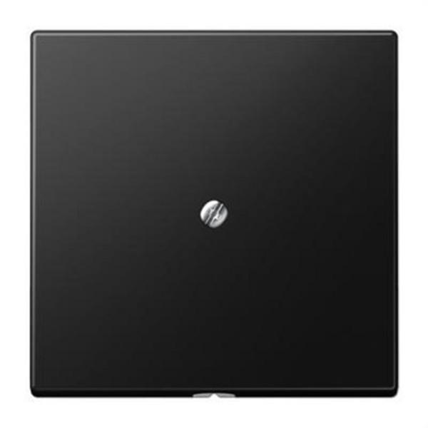 JUNG LS990ASWM Placa central salida cable LS negro mate
