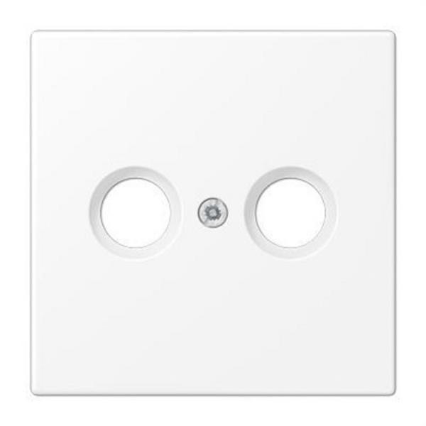 JUNG LS990TVWWM Cubierta TV/FM LS blanco mate