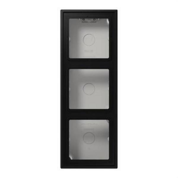JUNG LS583ASWM Caja superficie x3 LS negro mate