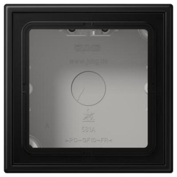 JUNG LS581ASWM Caja superficie x1 LS negro mate