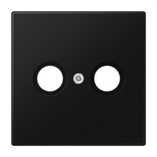 JUNG LS990TVSWM Cubierta TV/FM LS negro mate