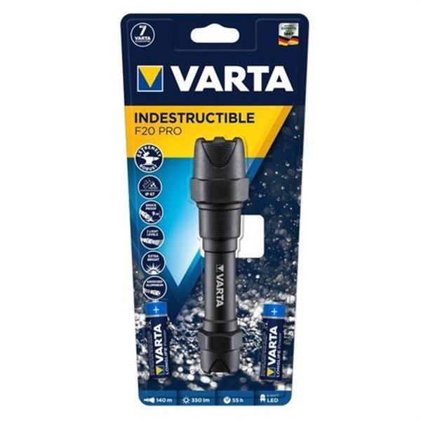 VARTA 18711101421 *Linterna indestructible F20 Pro LED 6W 350lm IP67+2AA