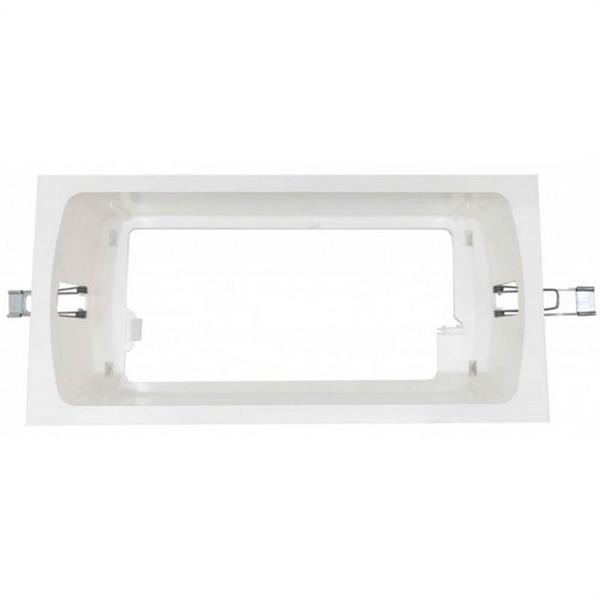 LEGRAND 661720PL Marco de empotrar URA21LED PLUS para instalación en falso techo, blanco