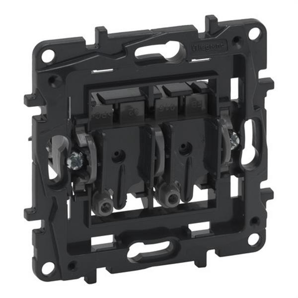 LEGRAND 864005 Interruptor doble Niloé Step 10AX, 250V