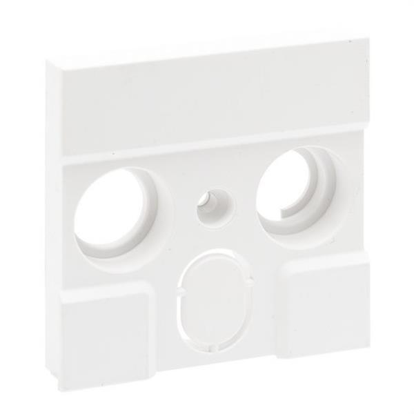 LEGRAND 864160 Adaptador para bases de televisión de otros fabricantes Niloé Step, blanco mate