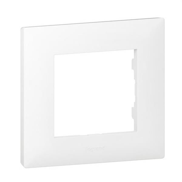 LEGRAND 864171 Placa Niloé Step, 1 elemento, blanco mate