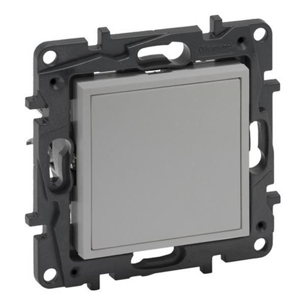LEGRAND 864379 Tapa ciega y adaptador para Mosaic Niloé Step, aluminio