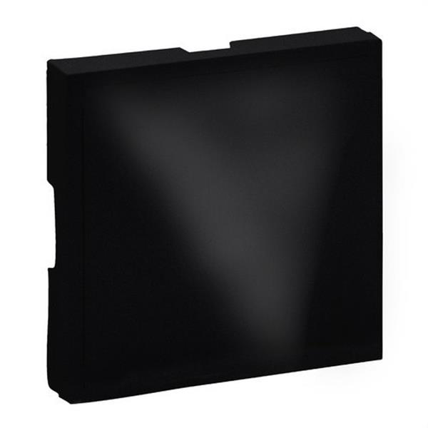 LEGRAND 864578 Frontal Niloé Step para salida de cables, negro mate