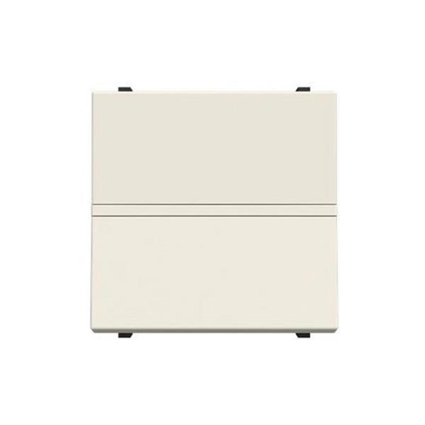 NIESSEN N2210 BB Cruzamiento 2 módulos Zenit blanco con embellecedor en blanco