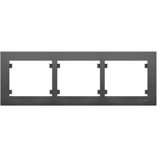 BJC 18013-AC Marco 3 elementos horizontal serie Iris Plus antracita cosso