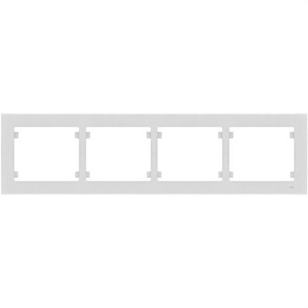 BJC 18014 Marco 4 elementos horizontal serie Iris Plus blanco
