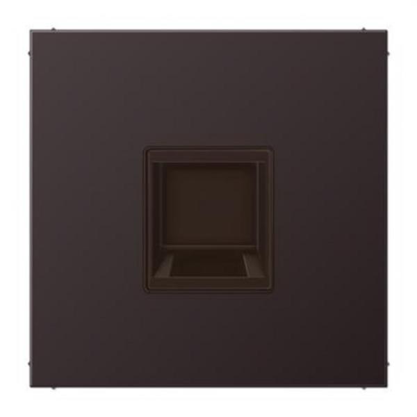 JUNG AL1969-1WED Placa modular Jack-Radiall 1 toma AL1969-1WED LS dark