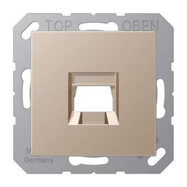 JUNG A1569-1WECH Placa modular Jack-Radiall 1 toma A cava