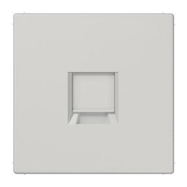 JUNG LS1969-1WELG Placa modular Jack-Radiall 1 toma LS1969-1WELG LS gris claro
