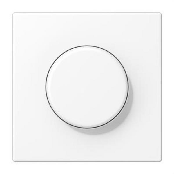 JUNG LS1940WWM Placa dimmer giratorio LS blanco mate