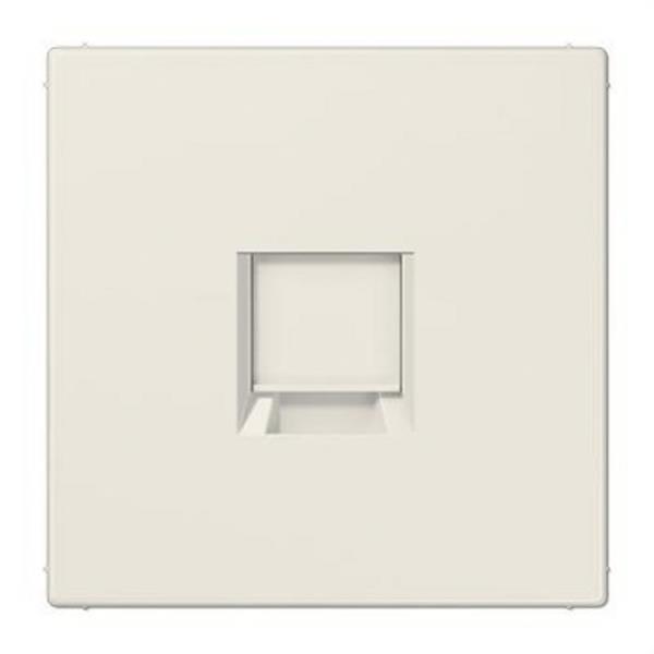 JUNG LS1969-1WE Placa modular Jack-Radiall 1 toma LS1969-1WE LS blanco