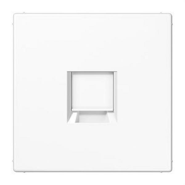 JUNG LS1969-1WEWW Placa modular Jack-Radiall 1 toma LS1969-1WEWW LS blanco alpino