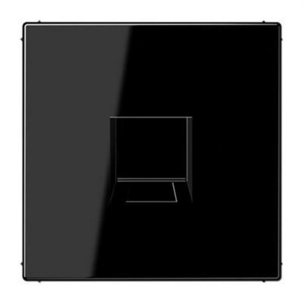 JUNG LS1969-1WESW Placa modular Jack-Radiall 1 toma LS1969-1WESW LS negro