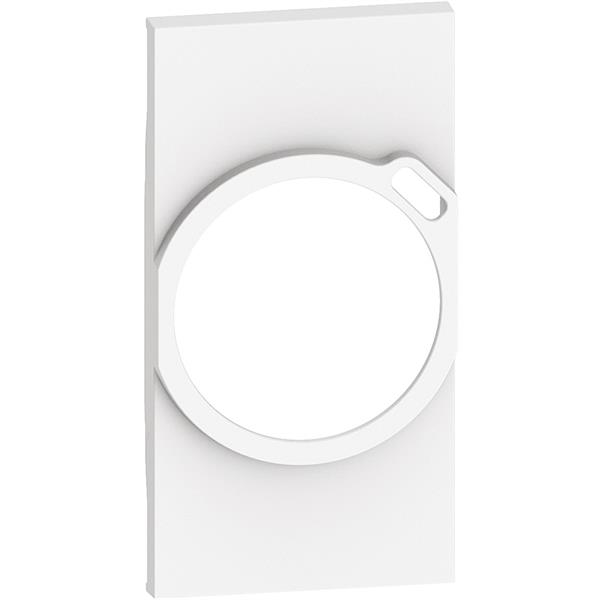 BTICINO KW63 Placa frontal LIVING NOW 2 módulos para base con cargador USB ref.4141, blanco