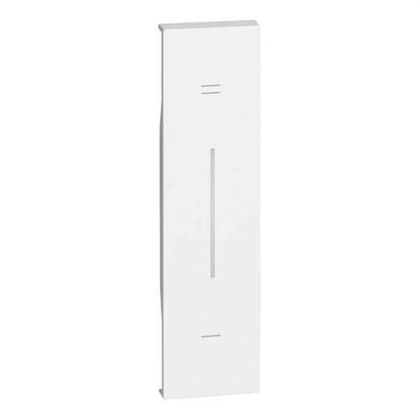 BTICINO KW19MH Tecla con símbolos +/- LIVING NOW My HOME 1 módulo, blanco
