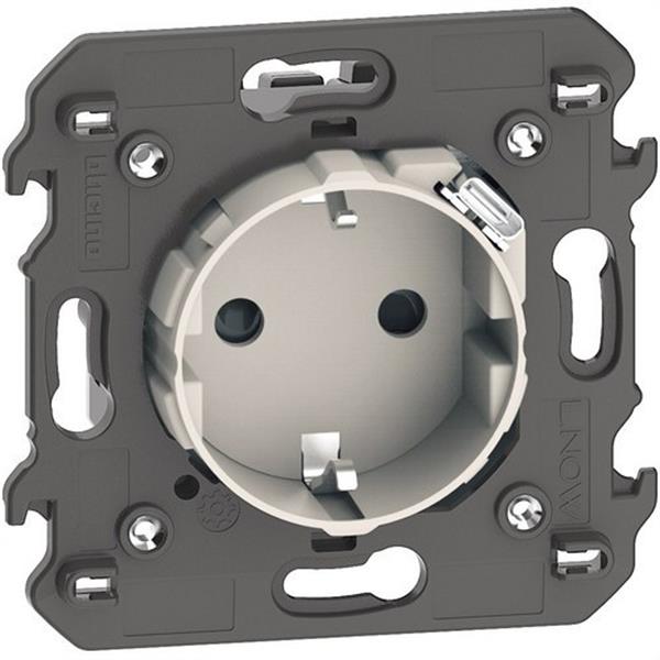 BTICINO KM4141USB Base enchufe 2P+T 3A 5V LIVING NOW 2 módulos con cargador USB integrado, sand