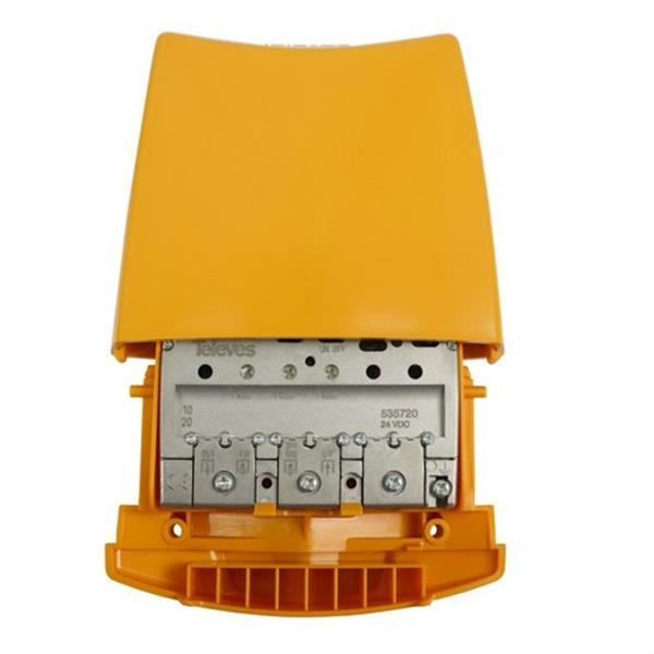 TELEVES 535720 Amplificador de mástil 24V 3E/1S FM-B3/DAB-U G42 Vs116